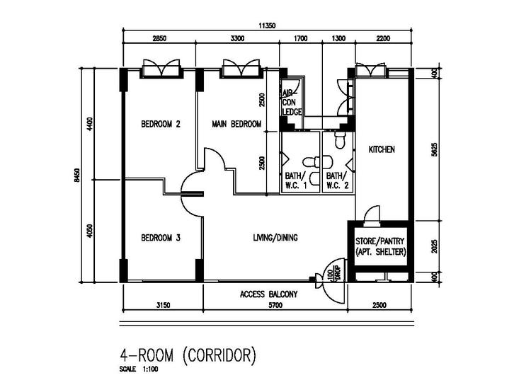 Blk 303B Anchorvale Link (Sengkang), HDB 4 Rooms #81023882